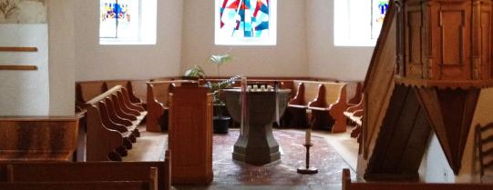 Innenansicht der Kirche Arch